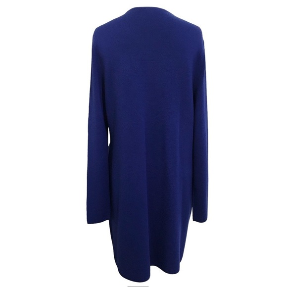 Talbots 100% Pure Merino Wool Long Cardigan Jacket Dress Size Large - Picture 4 of 12